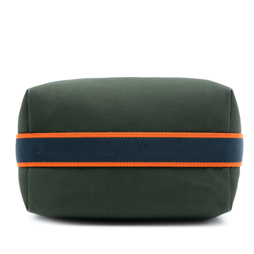 Pre-Loved Hermes Large Toile Bride A Brac Case - Picture 3 of 7